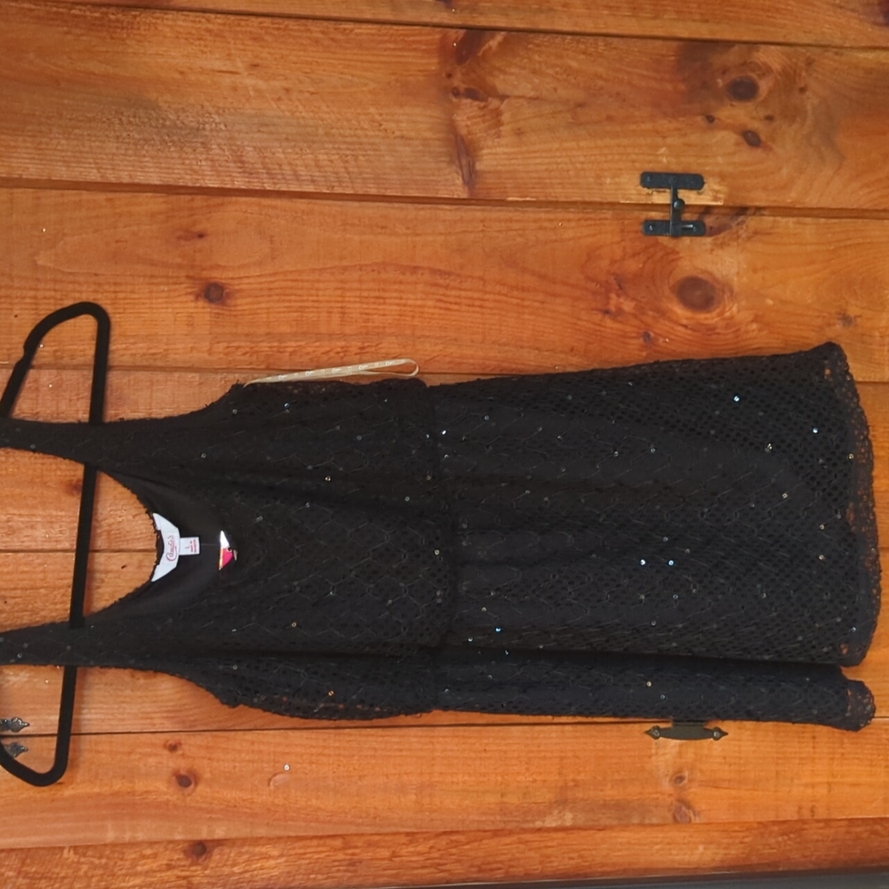 Sparkly black dress